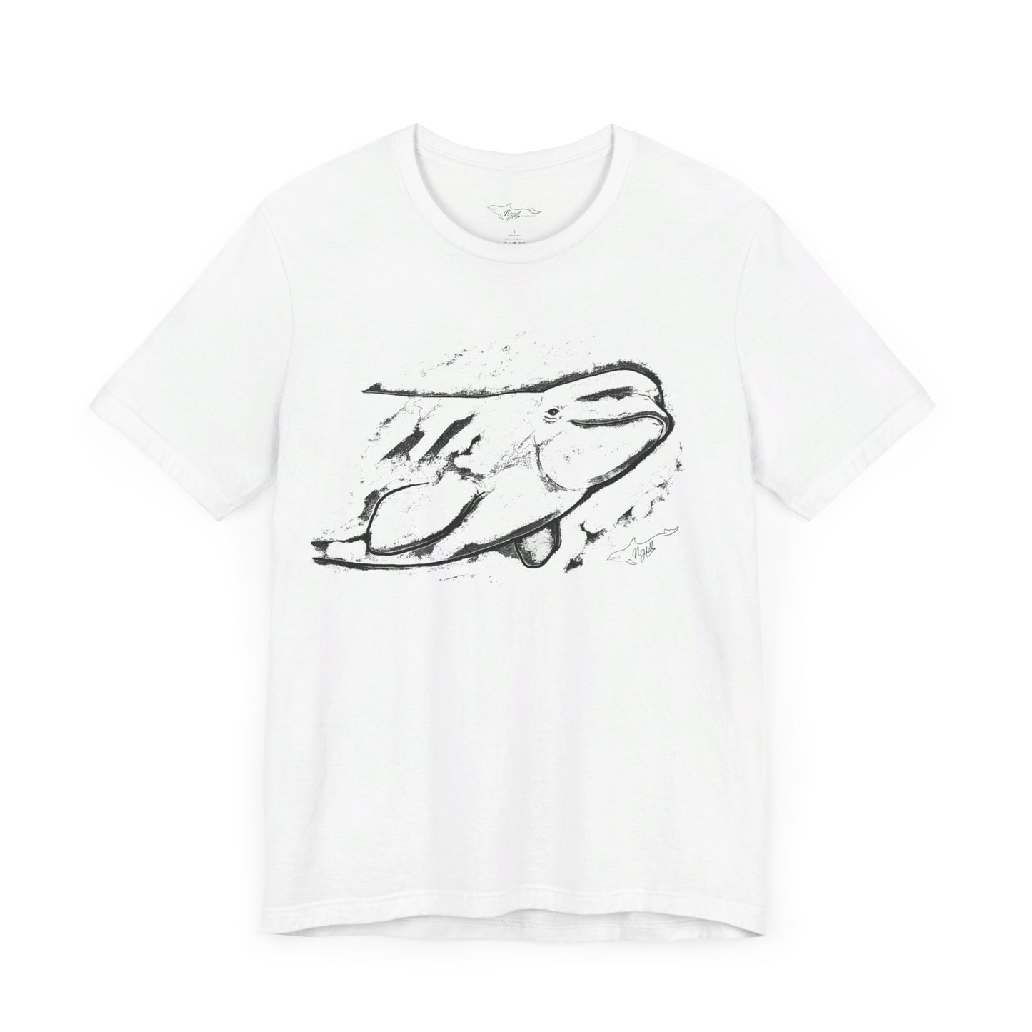 Beluga Whale Unisex Jersey Short Sleeve Tee