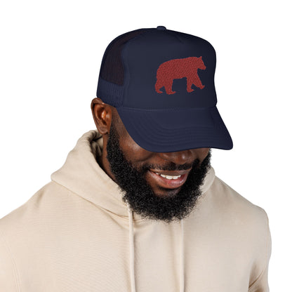 Bear Foam Trucker Hat (Embroidery)