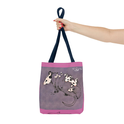 Pink Opossum Tote Bag (AOP)