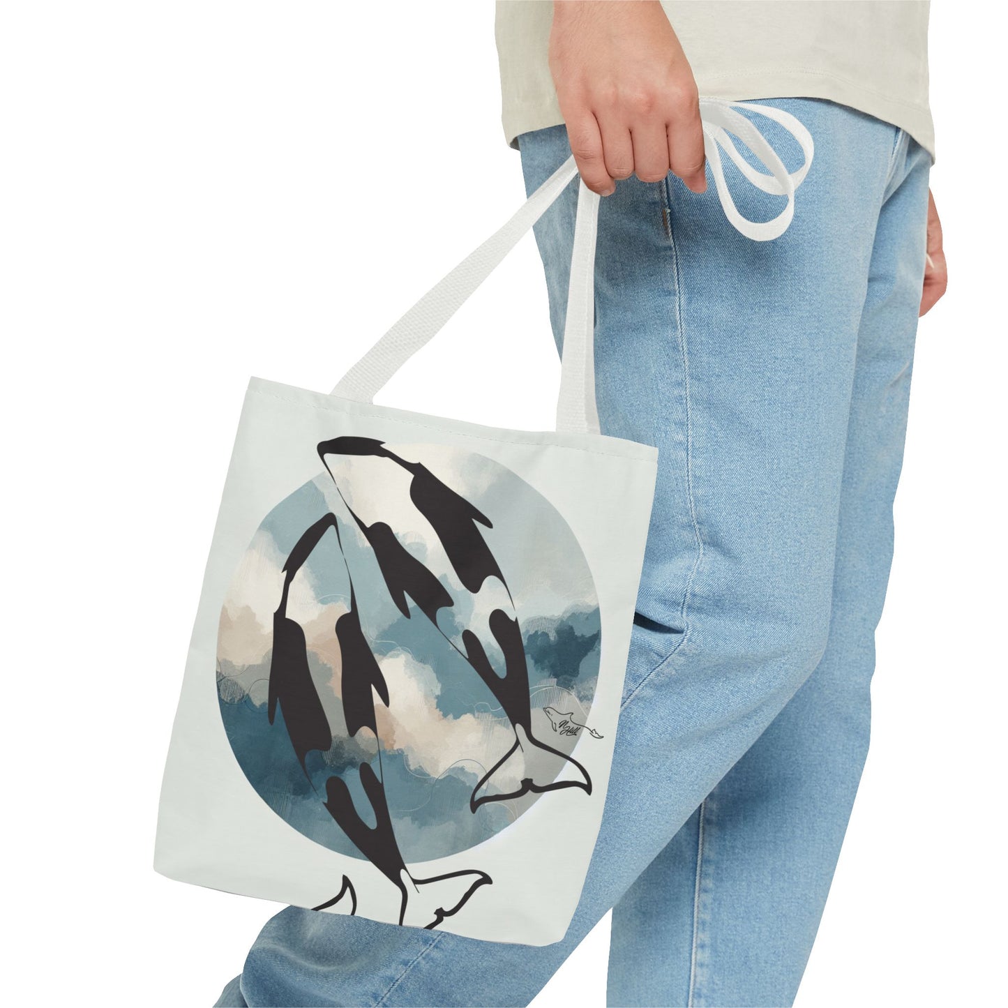 Orcas World Tote Bag (AOP)