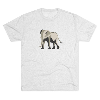Elephant  Unisex Tri-Blend Crew Tee