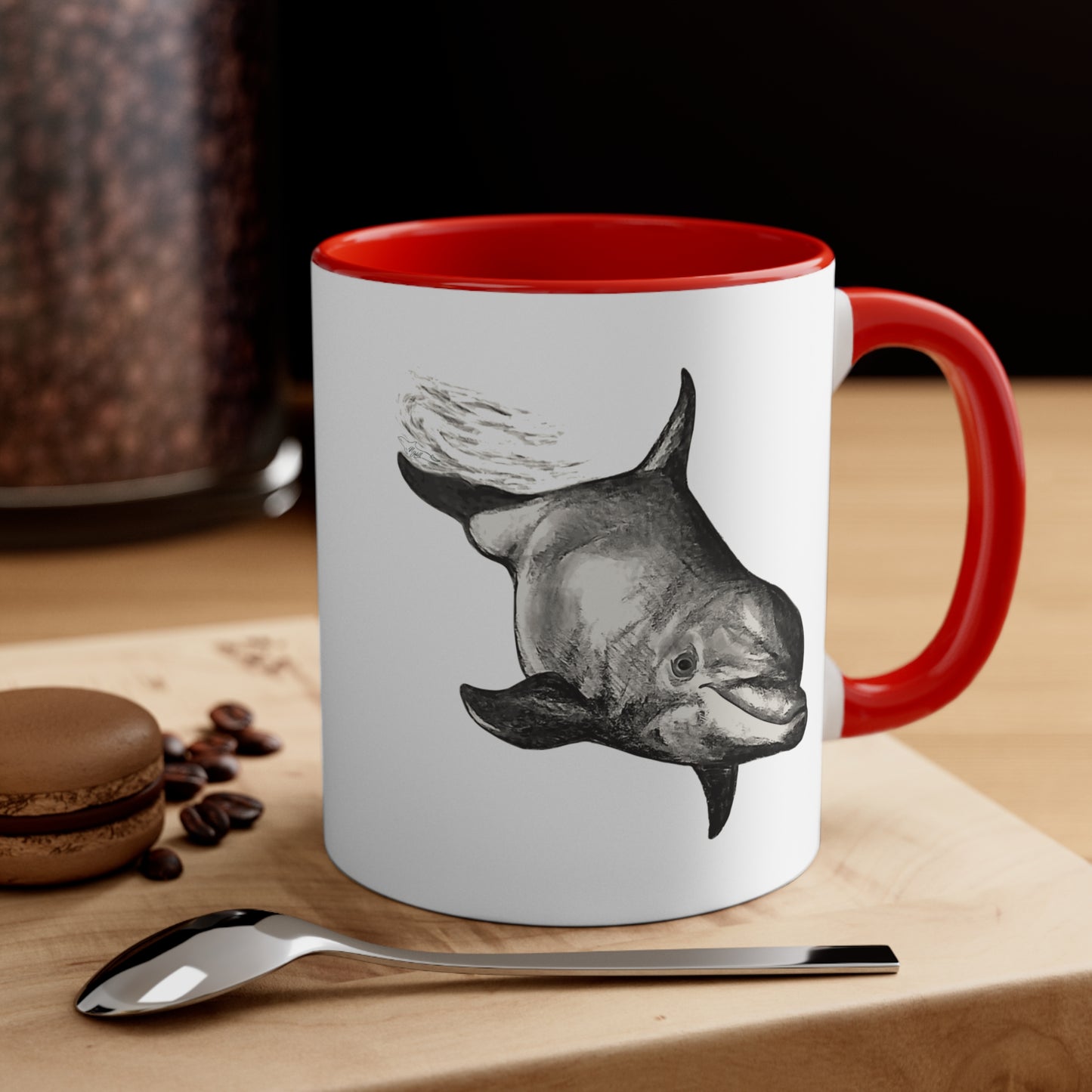 Dolphin Dive Coffee Mug, 11oz