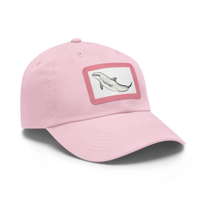 Dolphin Hat with Leather Patch (Rectangle)