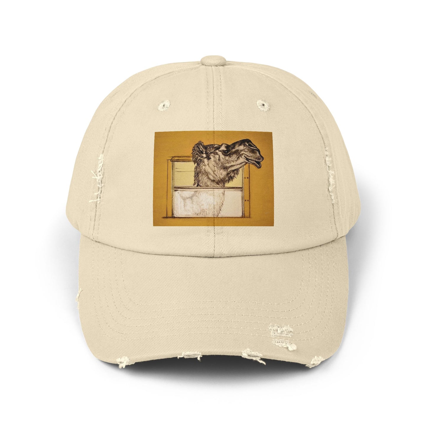 Bussin Clyde The Camel Unisex Distressed Cap