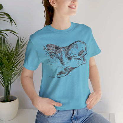 Bubbles Pilot Whale Unisex Jersey Short Sleeve Tee