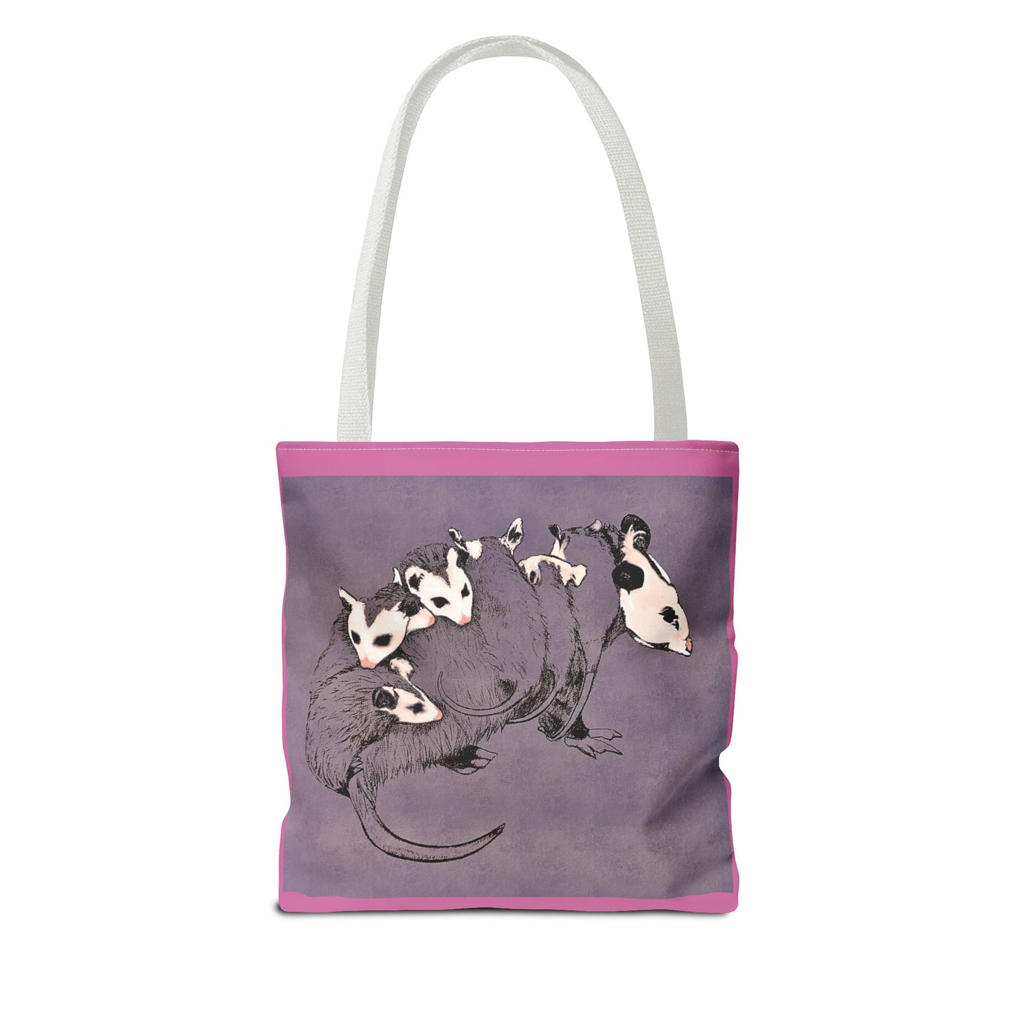 Pink Opossum Tote Bag (AOP)