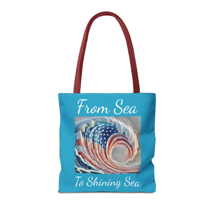 Flag Ocean Tote Bag (AOP)