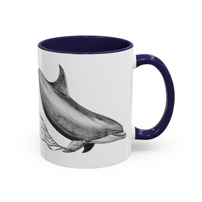 Dolphin Accent Coffee Mug, 11oz