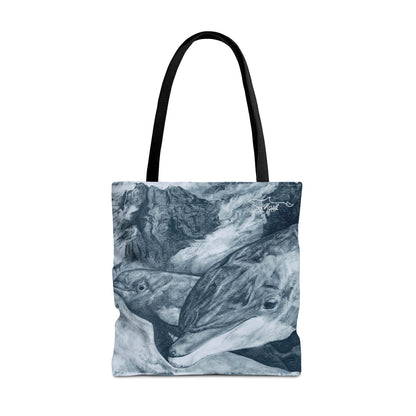 Dolphin Summit Tote Bag (AOP)