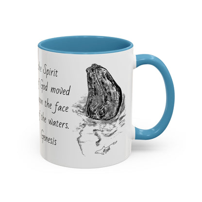 Humpback Whale Accent Coffee Mug, 11oz