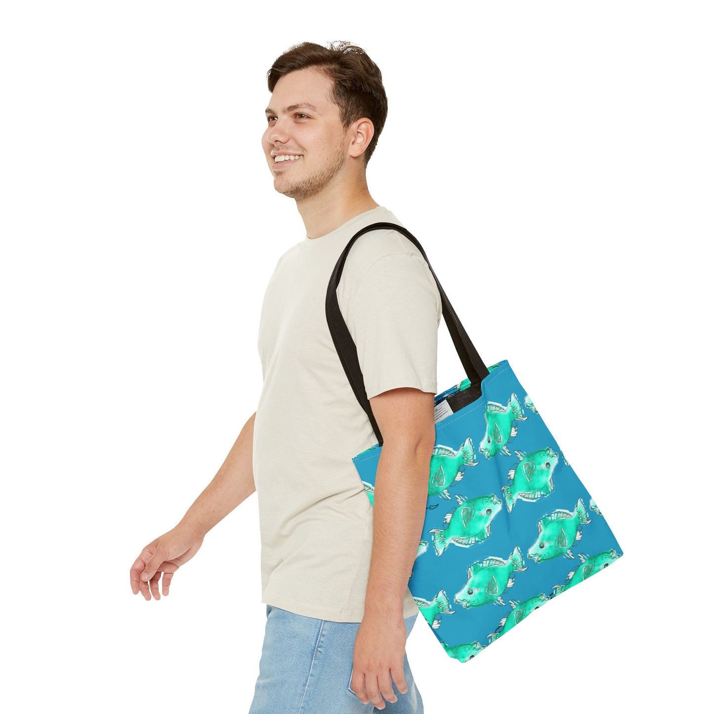 Blue Parrot FishTote Bag (AOP)