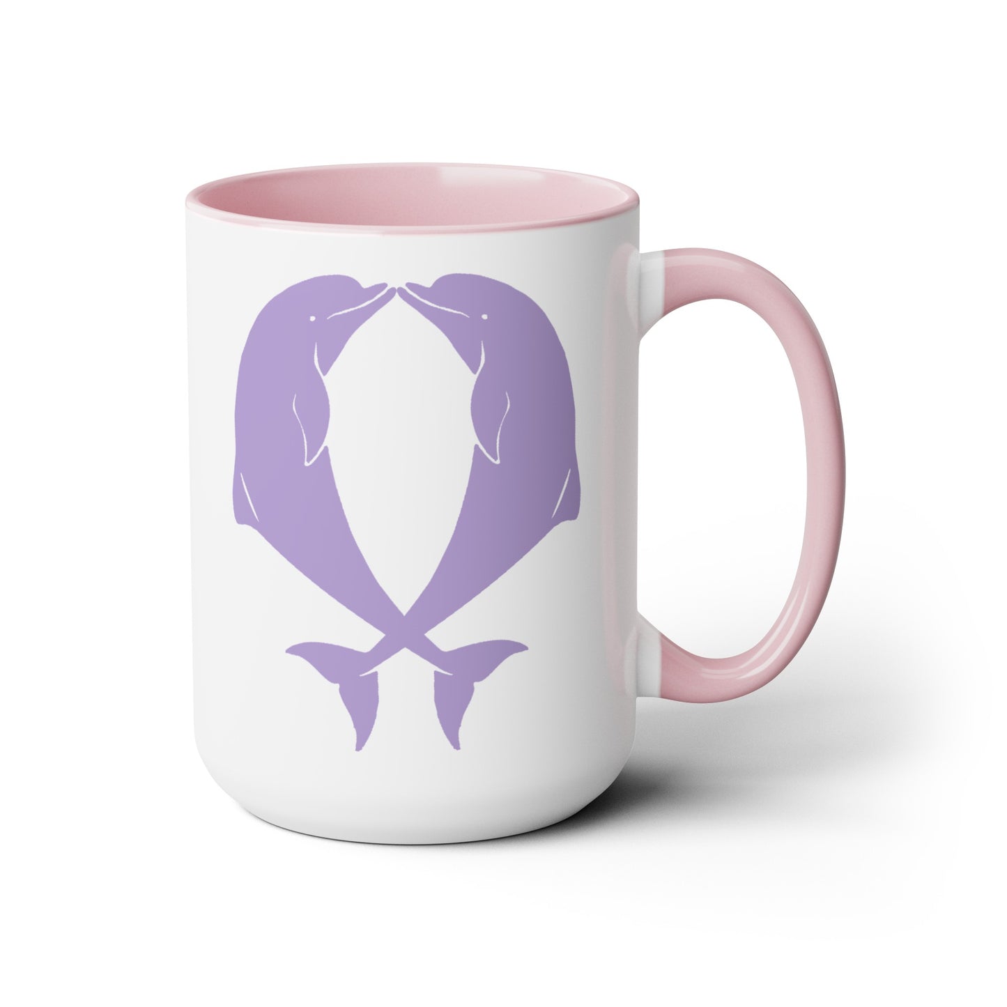 Cancer Research Two-Tone Coffee Mugs, 15oz