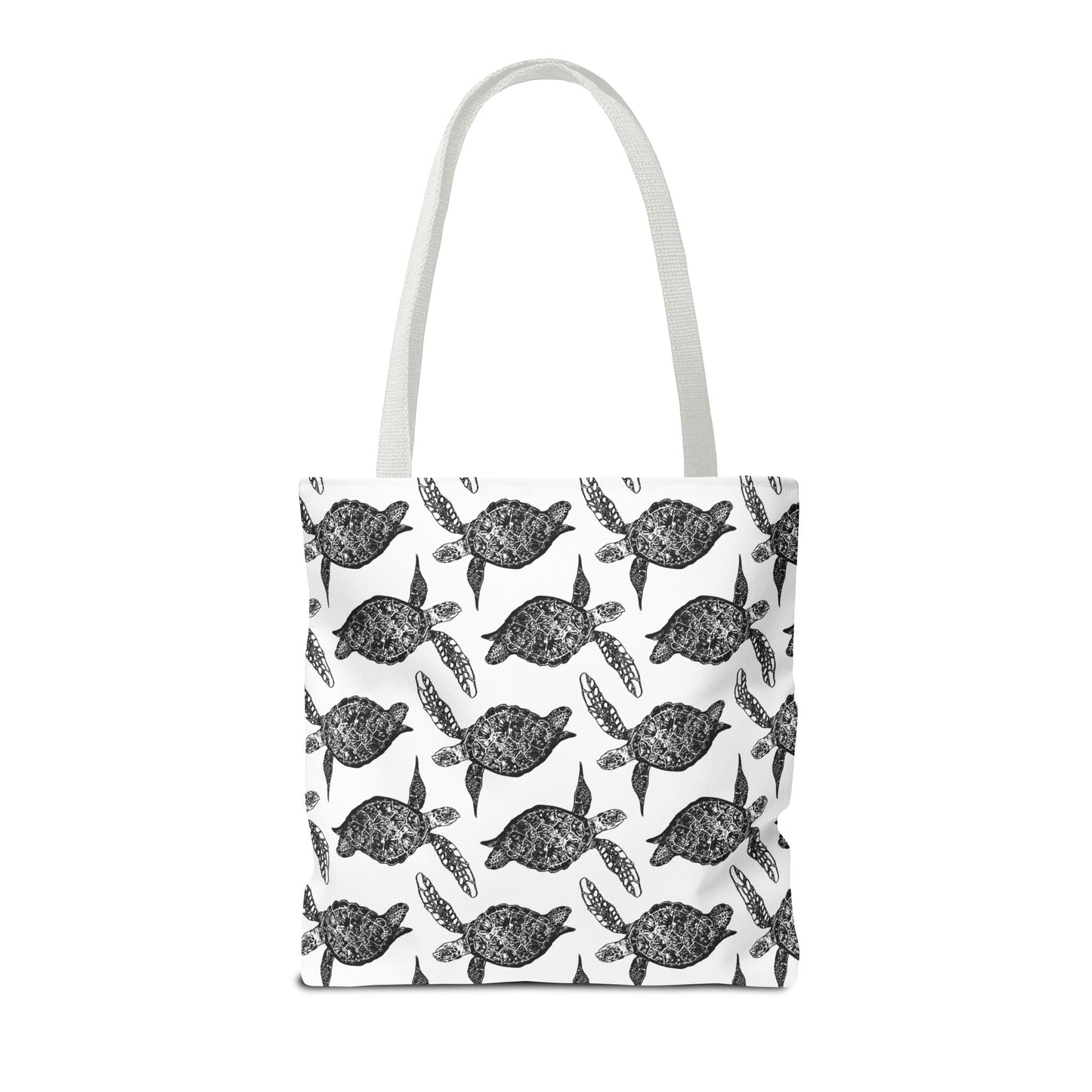 Sea Turtle Tote Bag White(AOP)