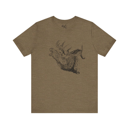 Bugling Elk Unisex Jersey Short Sleeve Tee