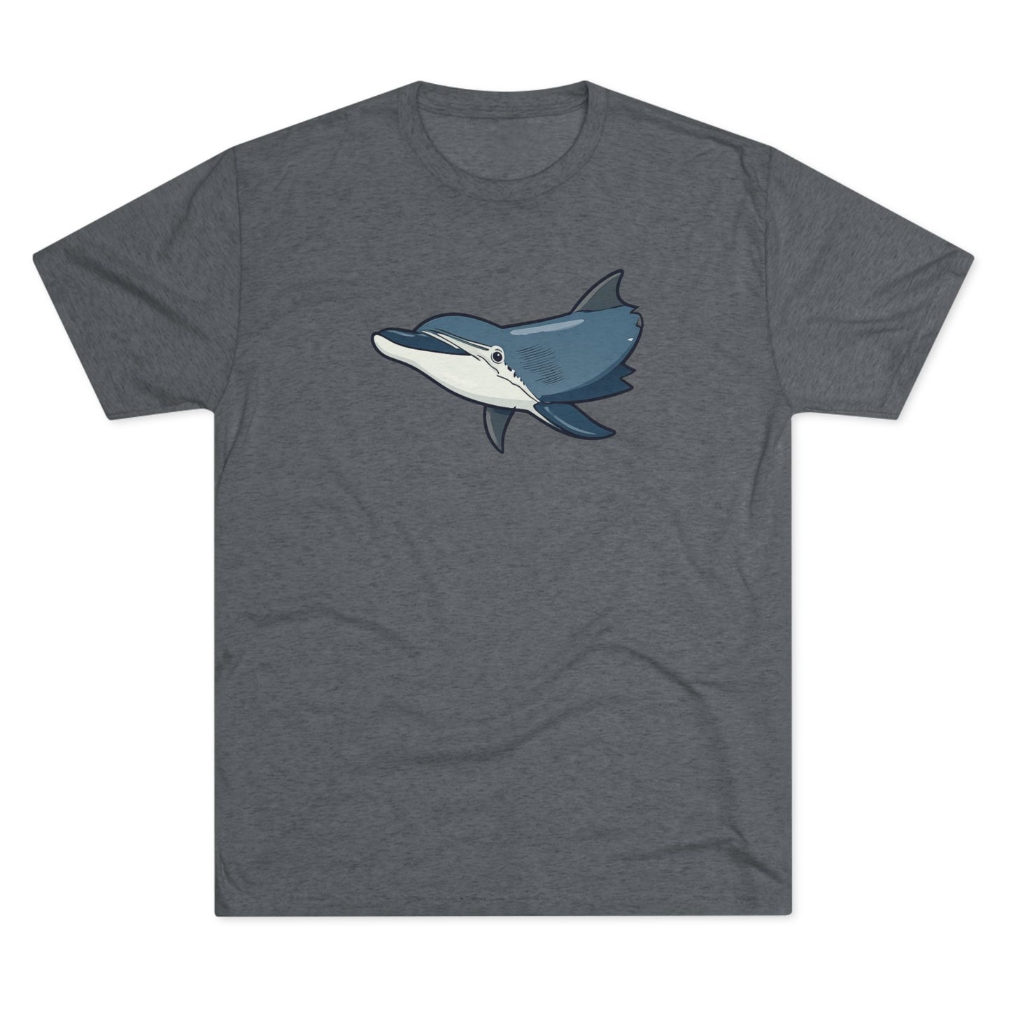 Dolphin Unisex Tri-Blend Crew Tee