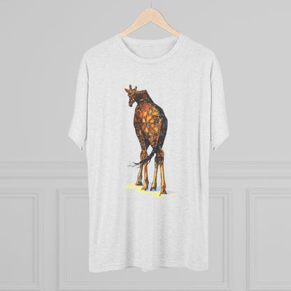Giraffe Unisex Tri-Blend Crew Tee