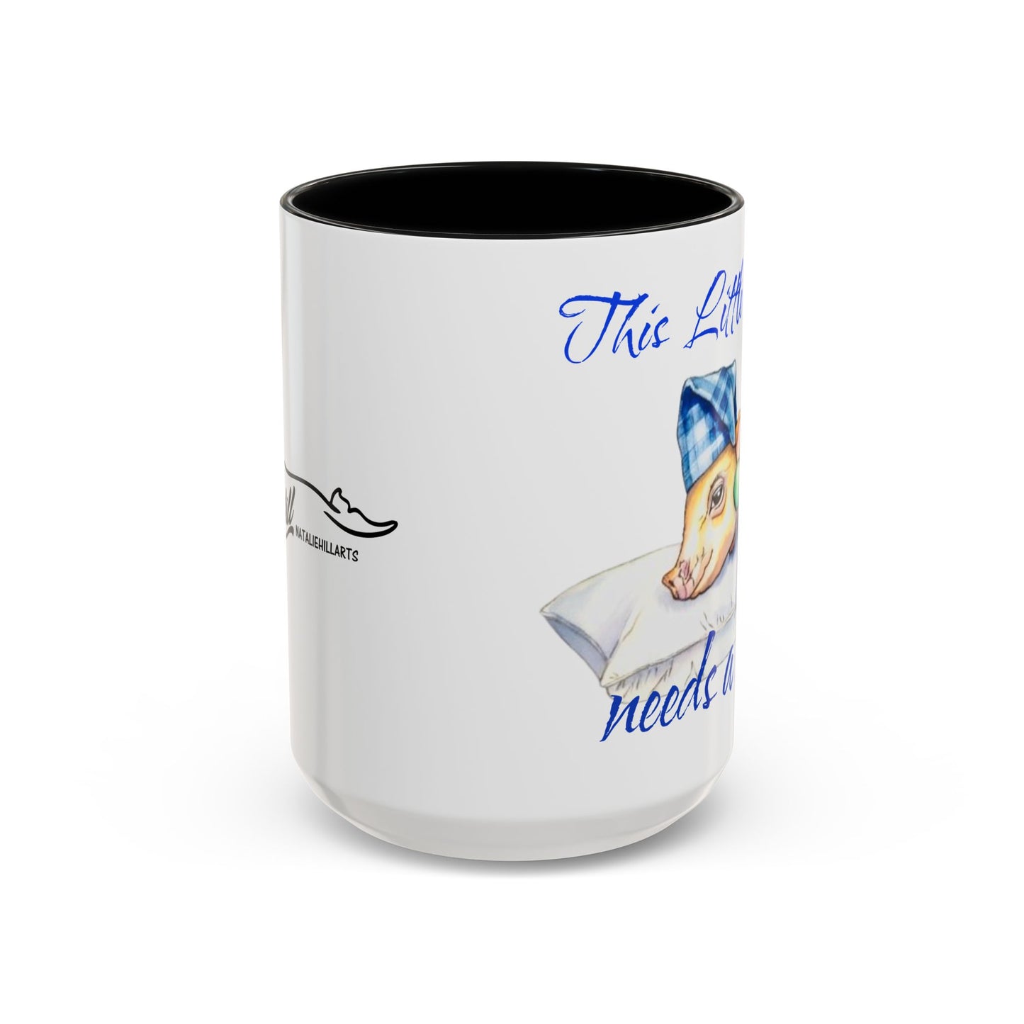 This Little Piggy needs a nap Accent Coffee Mug (11, 15oz)