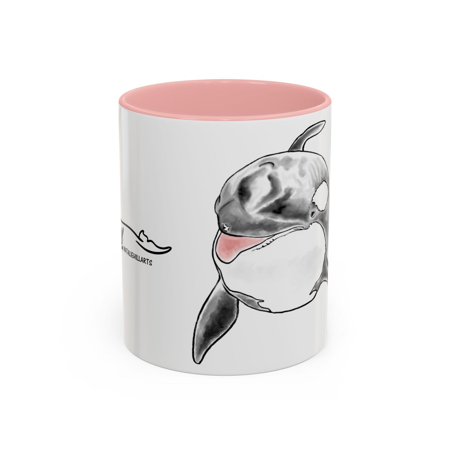 Queen Katina Orca Whale Accent Coffee Mug (11, 15oz)