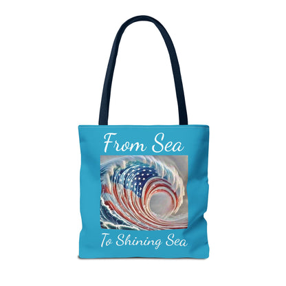 Flag Ocean Tote Bag (AOP)