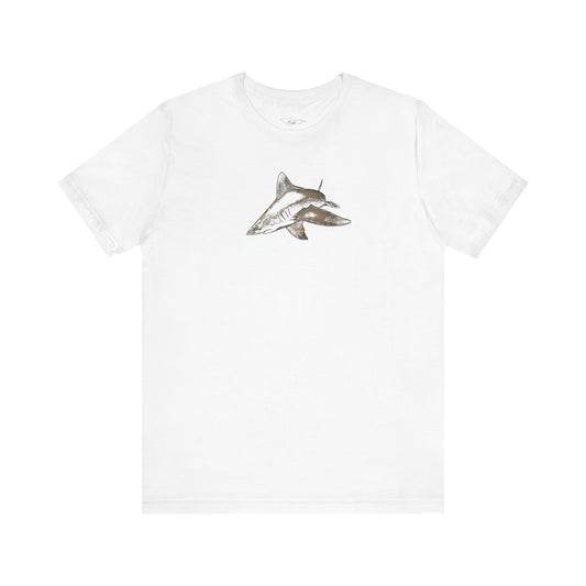 Oceanic Whitetip Shark  Unisex Jersey Short Sleeve Tee