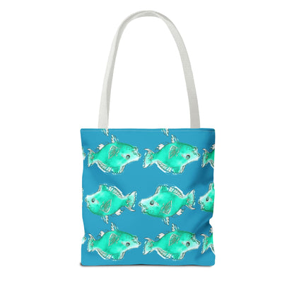 Blue Parrot FishTote Bag (AOP)