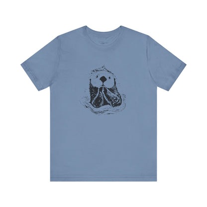 Praying Sea Otter Unisex Jersey Short Sleeve Tee