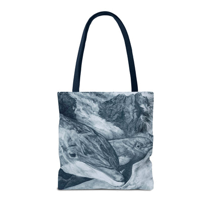 Dolphin Summit Tote Bag (AOP)