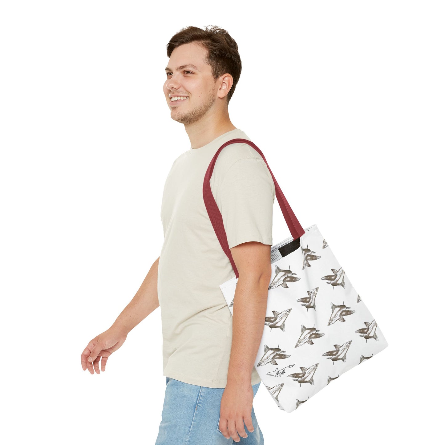 Oceanic Reef Shark Tote Bag (AOP)