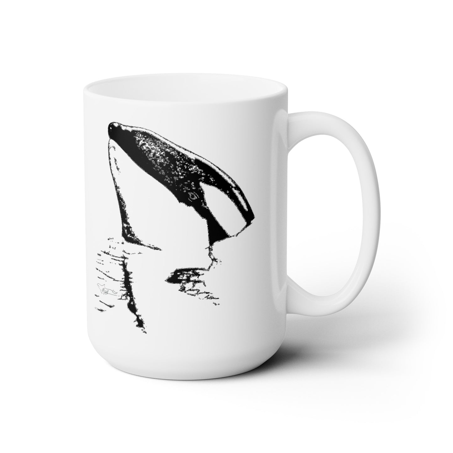 Tiki Treasure Orca Ceramic Mug 15oz