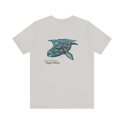 North Atlantic Right Whale Unisex Jersey Short Sleeve Tee