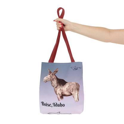 Boise Idaho Moose Tote Bag (AOP)