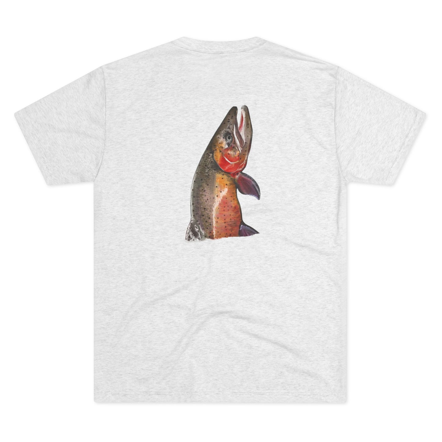Cutthroat Trout Unisex Tri-Blend Crew Tee