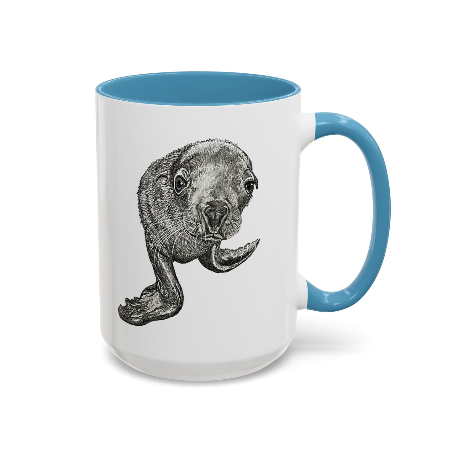 Sea Lion Accent Coffee Mug, 11oz