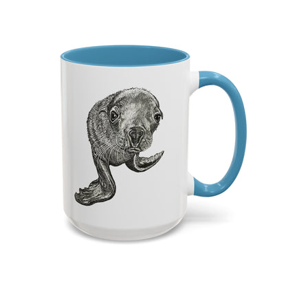 Sea Lion Accent Coffee Mug, 11oz