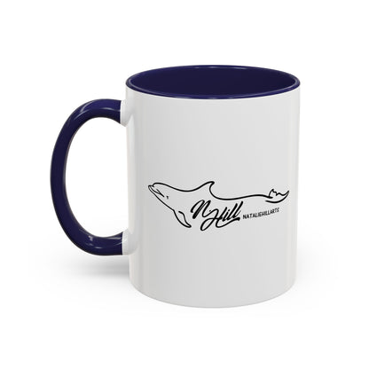 Humpback Whale Accent Coffee Mug, 11oz