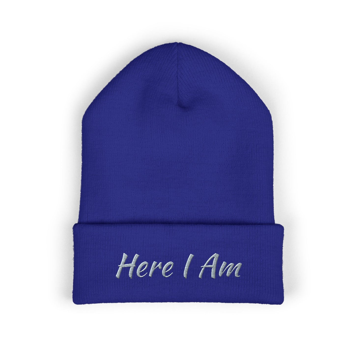 Here I Am Classic Cuffed Beanie (Embroidery)