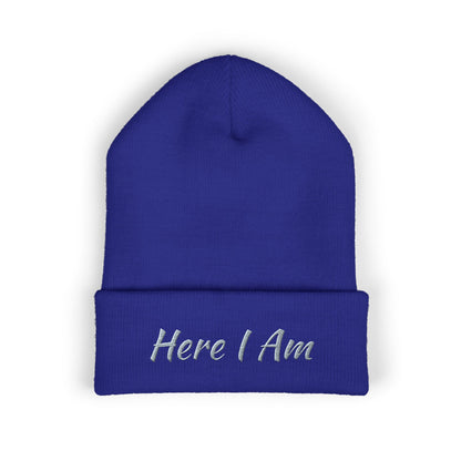 Here I Am Classic Cuffed Beanie (Embroidery)