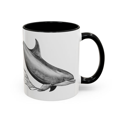 Dolphin Accent Coffee Mug, 11oz