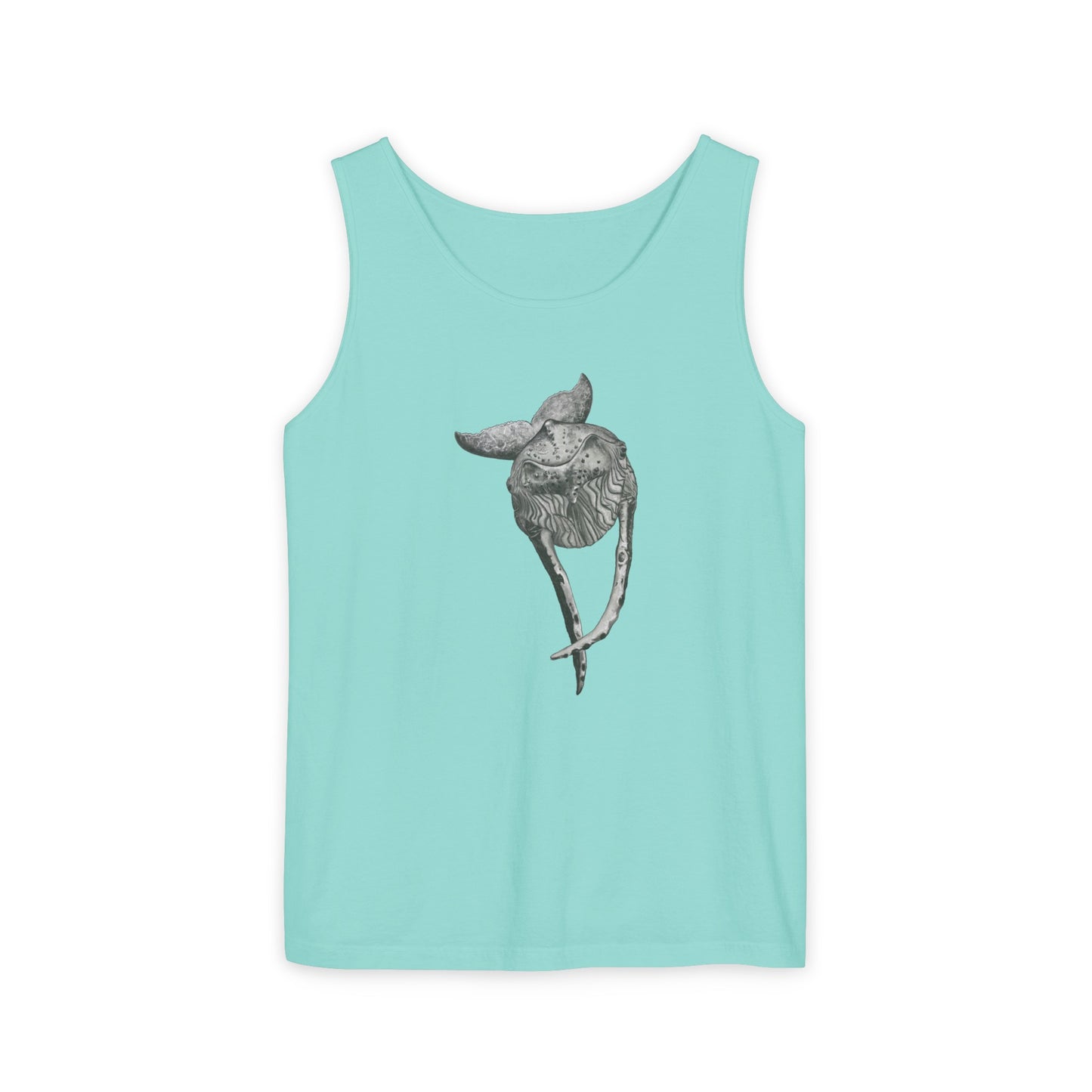 Humpback Whale Unisex Garment-Dyed Tank Top