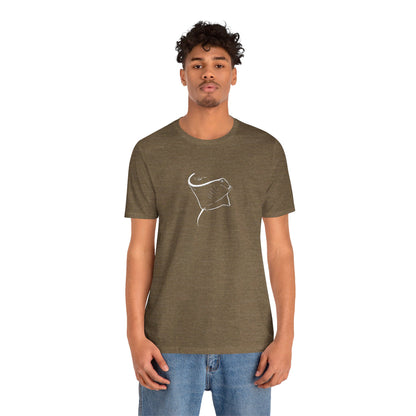 Manta Ray inverted Unisex Jersey Short Sleeve Tee