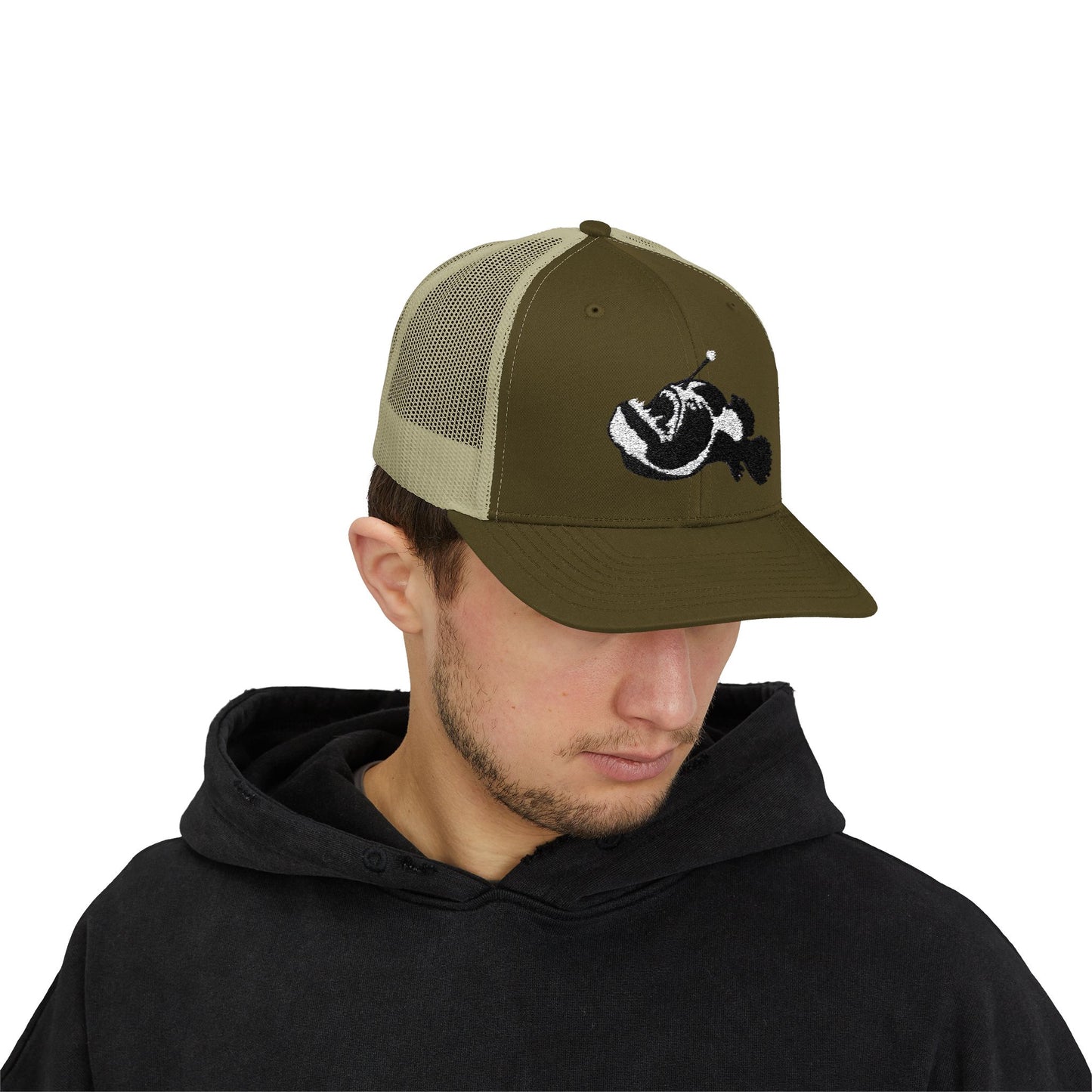 Angler Fish Snapback Trucker Cap