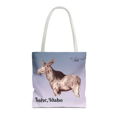 Boise Idaho Moose Tote Bag (AOP)