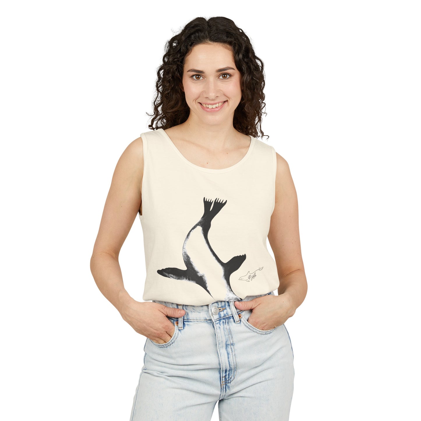 Sea Lion Unisex Garment-Dyed Tank Top