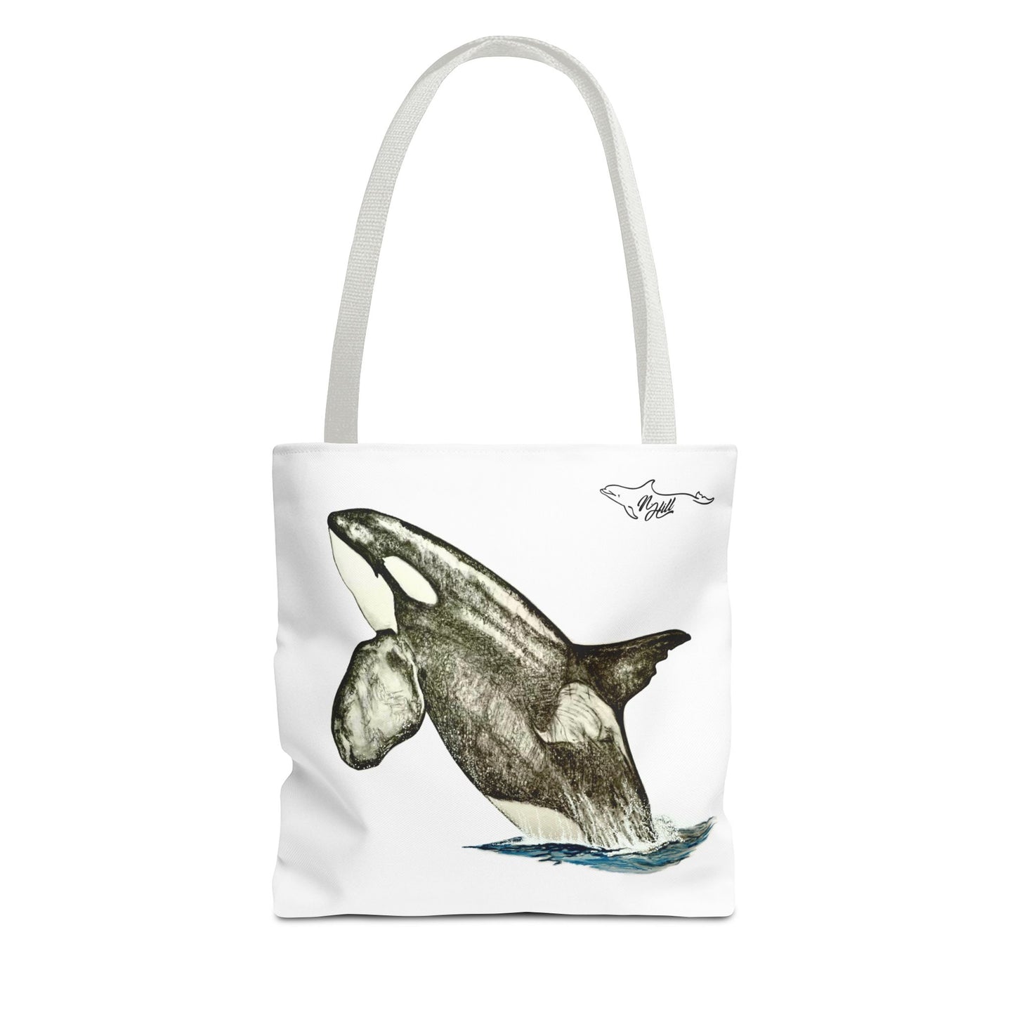 Biggs Killer Whale Chainsaw Tote Bag (AOP)