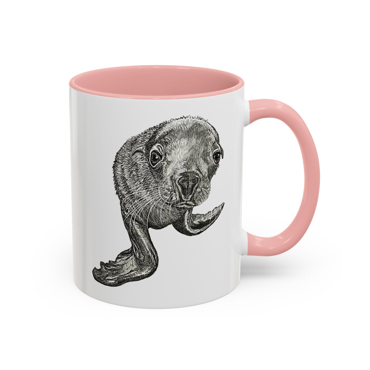 Sea Lion Accent Coffee Mug, 11oz