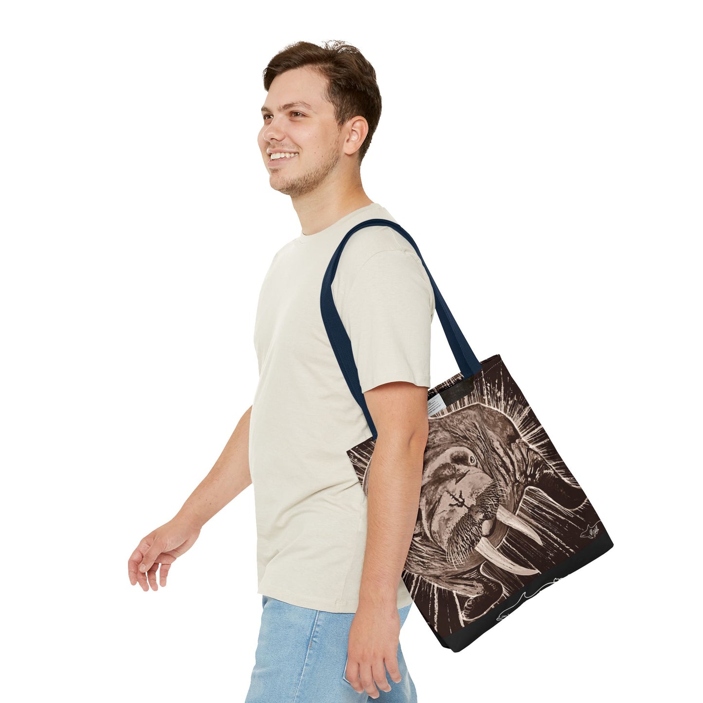 Stellar Walrus Tote Bag (AOP)