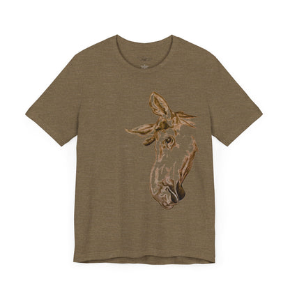 Curious Moose Unisex Jersey Short Sleeve Tee