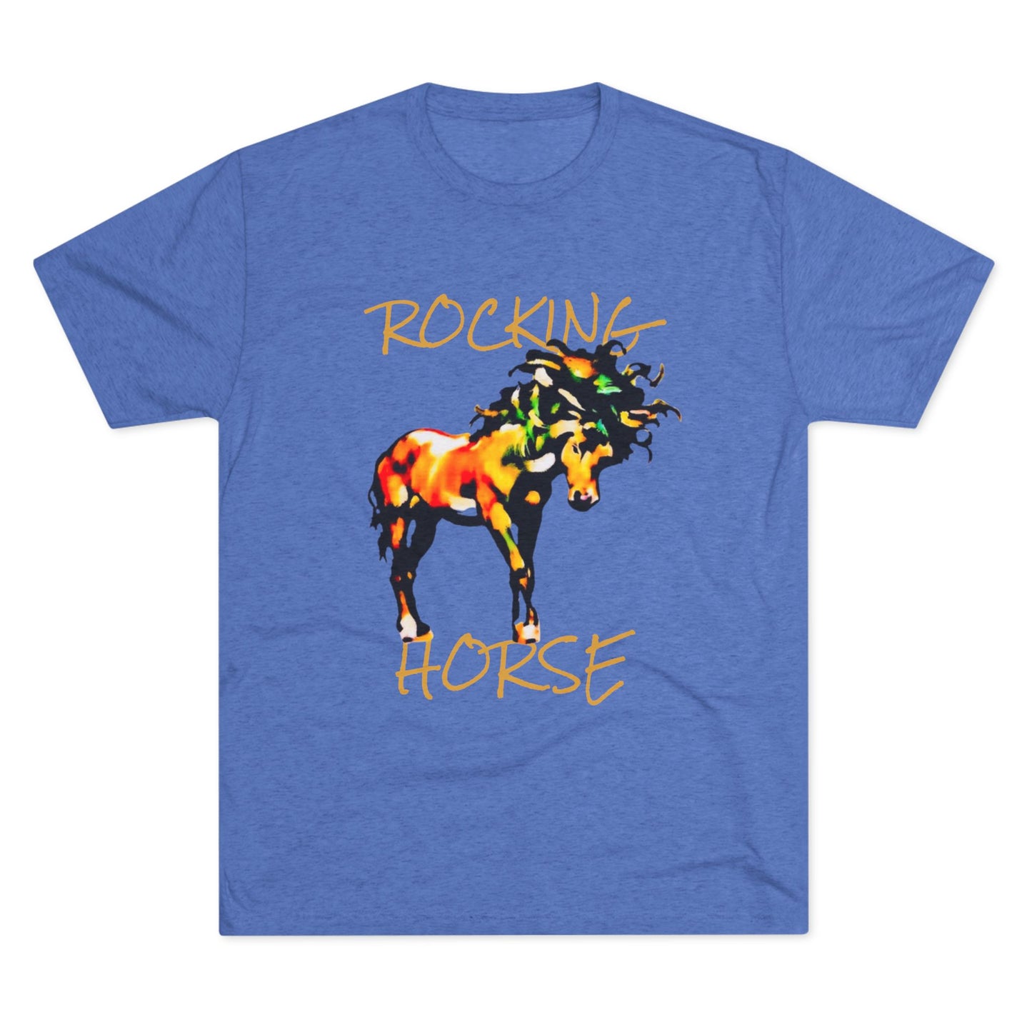 Rocking Horse Unisex Tri-Blend Crew Tee