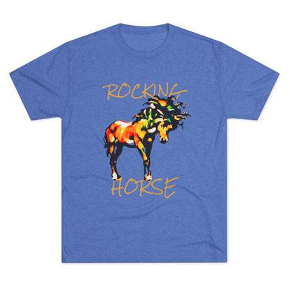 Rocking Horse Unisex Tri-Blend Crew Tee