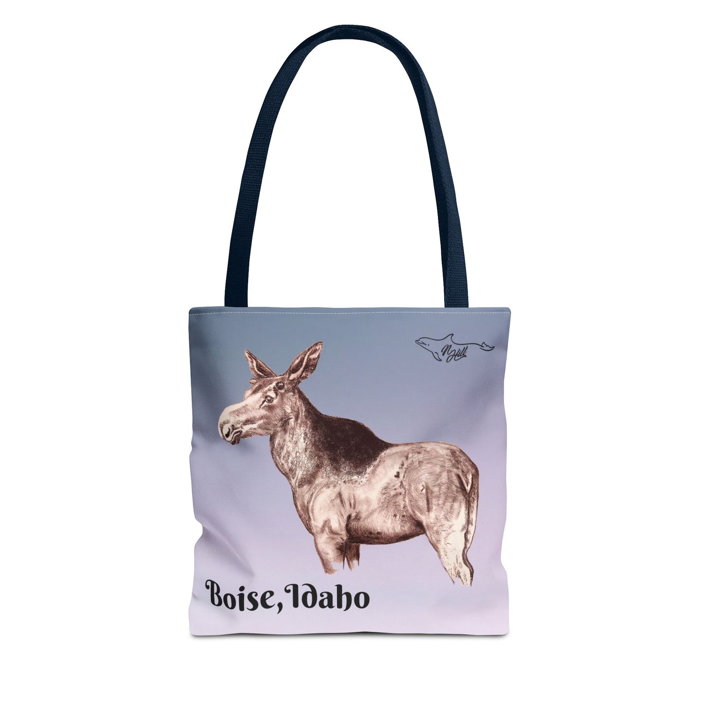 Boise Idaho Moose Tote Bag (AOP)